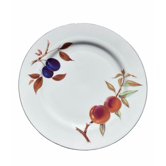 SET OF 6 ROYAL WORCESTER EVESHAM GOLD DINNER PLATES - MINT - Picture 1 of 6